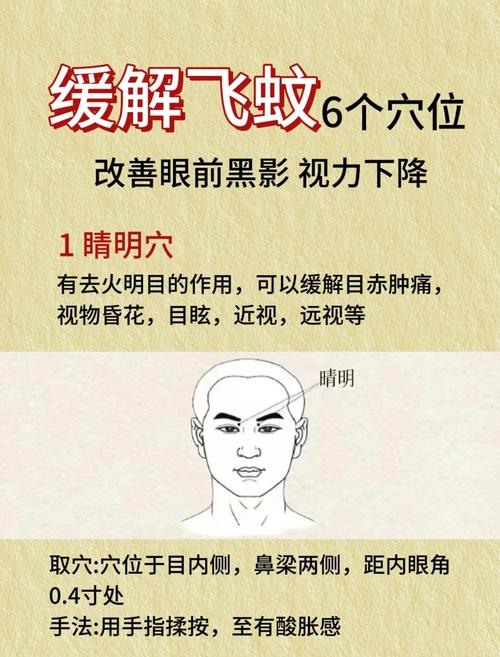 眼睛内有黑影 针灸穴位