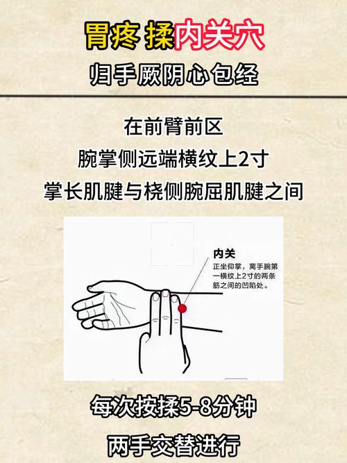 胃痛 恶心 按摩 穴位