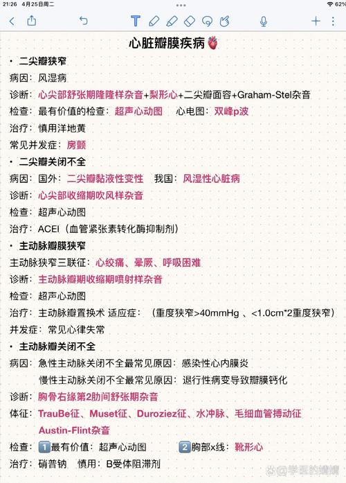 风湿和非风湿心脏瓣膜病