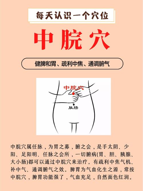 按摩哪个穴位提升中气