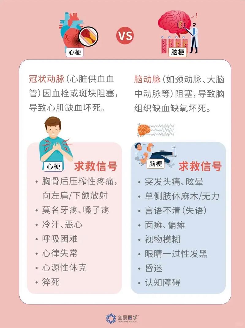 心梗脑梗的危险因素研究