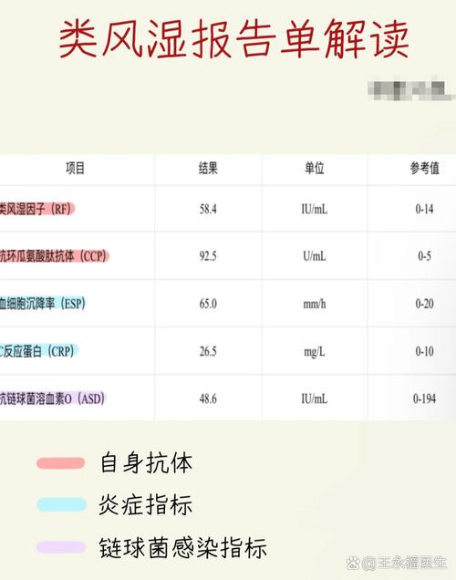 风湿和类风湿因子的检查