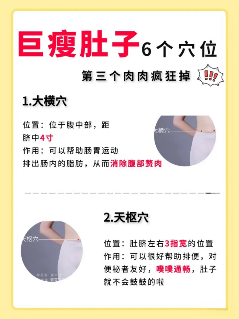 肚子哪个穴位可以减肥