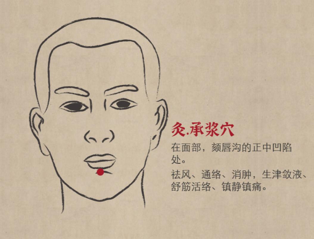 嘴唇周围有些什么穴位