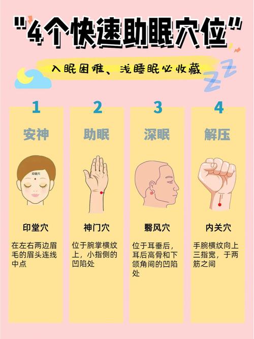 晚上睡眠不好穴位按摩