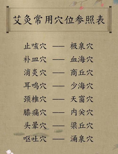 中医穴位经络治疗疾病