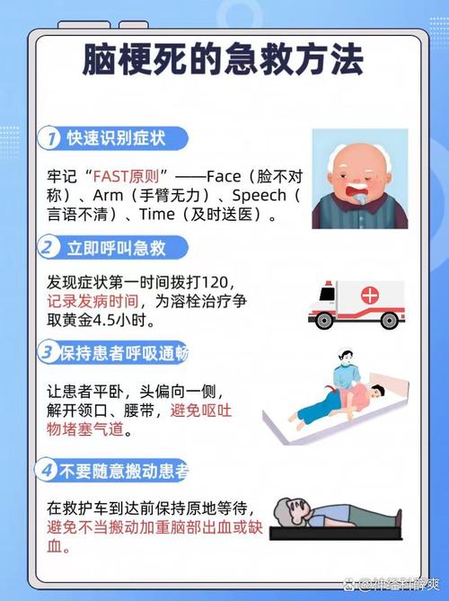 老人突发脑梗急救方法