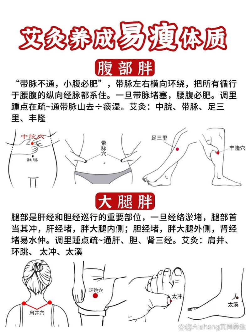 那些穴位艾灸可以减肥