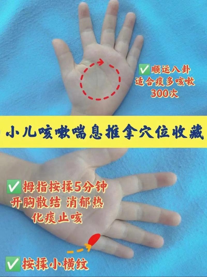 小孩过敏咳嗽按摩穴位