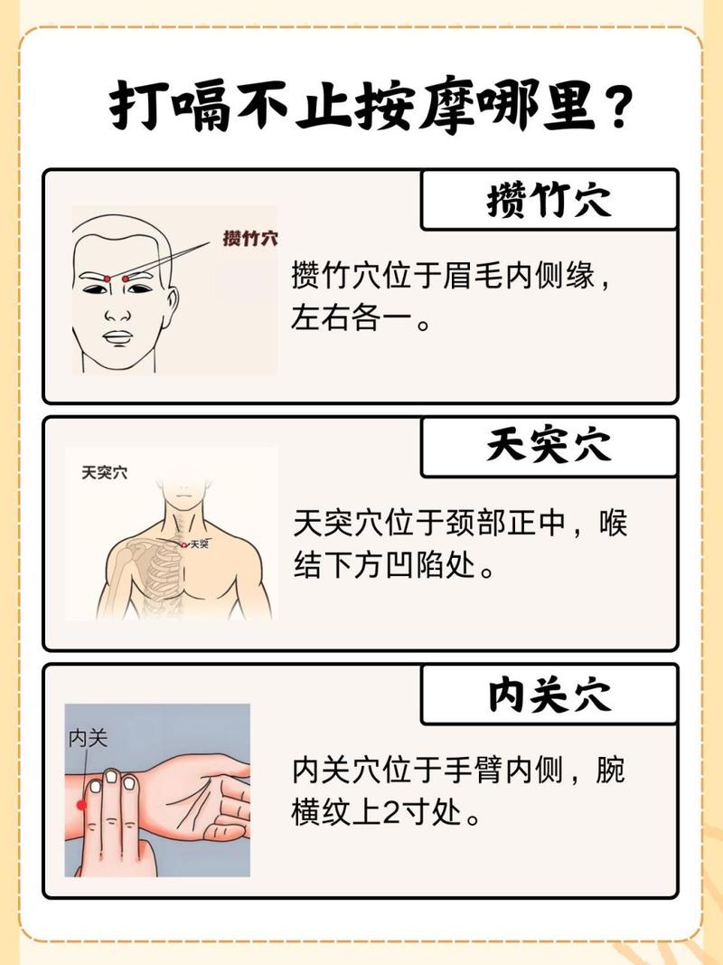 生气打嗝 按压穴位