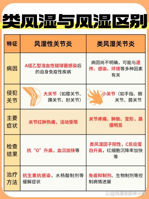 风湿和累风湿病的区别