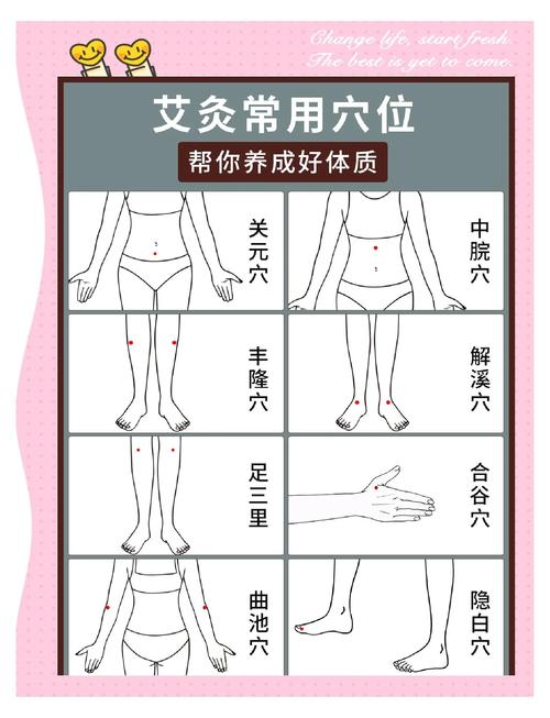 四大养生穴位艾灸顺序