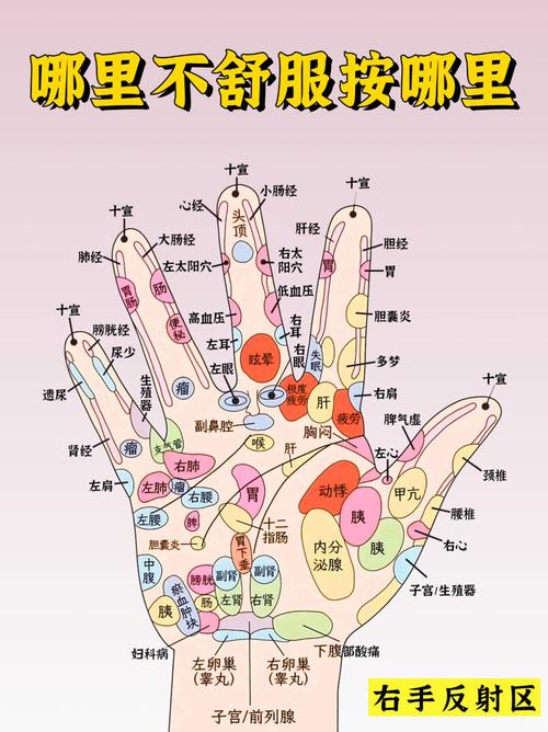 手背穴位图解大全按摩