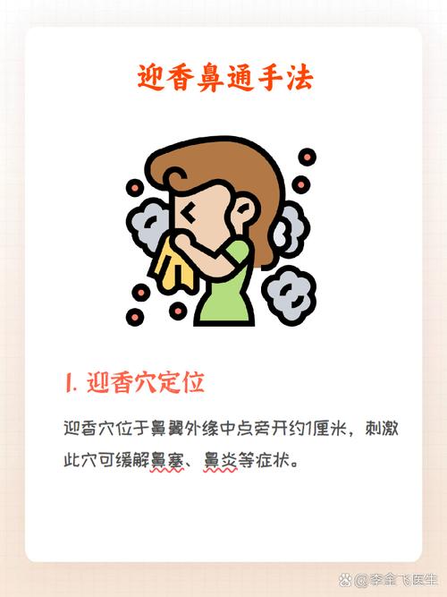 穴位按摩巧治各种鼻炎