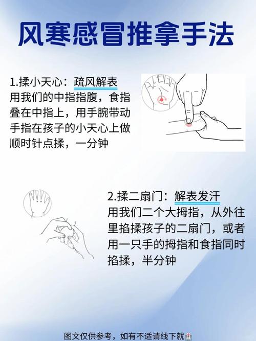 小儿感冒推拿7大穴位