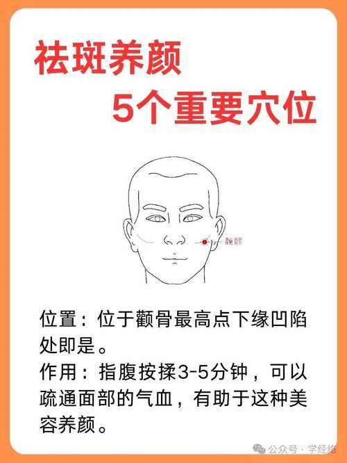 按摩什么穴位可以祛斑