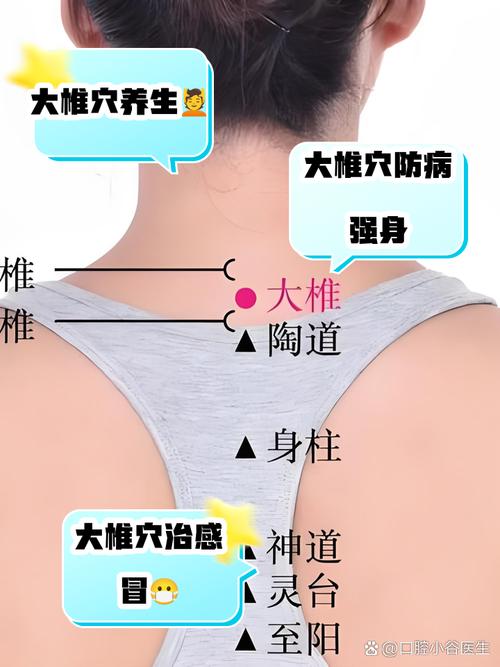 大椎穴位的准确位置图