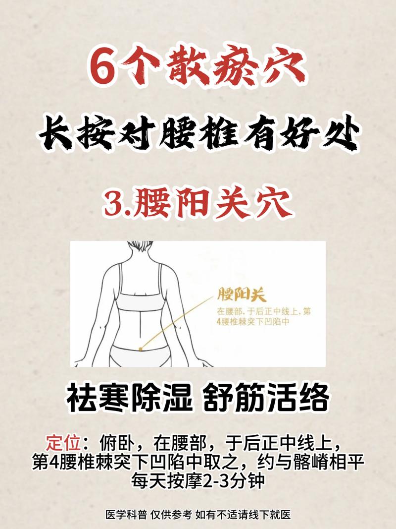 腰部疼痛按摩什么穴位