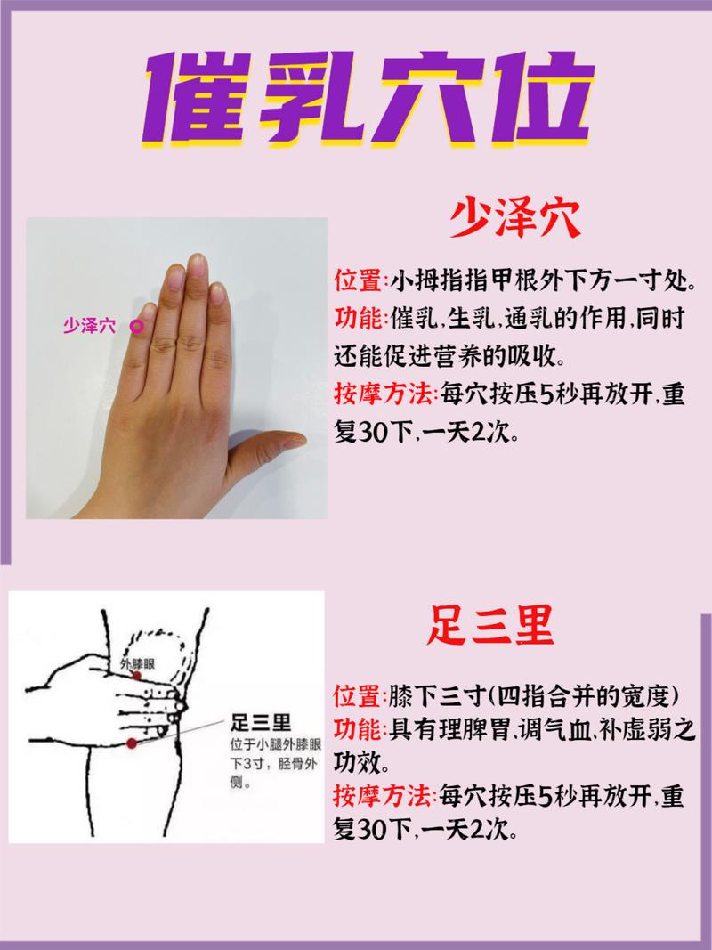 产妇按摩什么穴位下奶