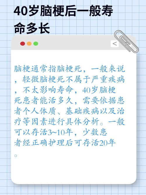 心梗脑梗最多能活多久