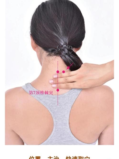 脖子颈椎穴位按摩手法