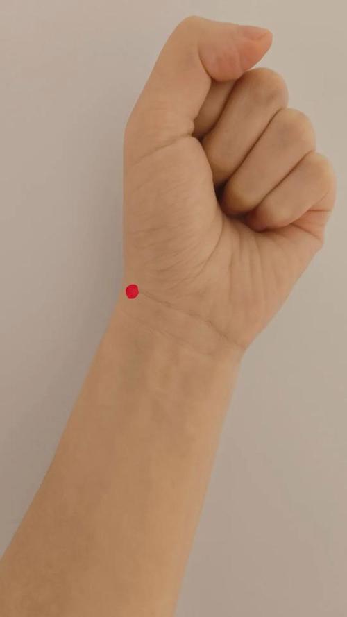 手掌肺穴位皮肤凸起