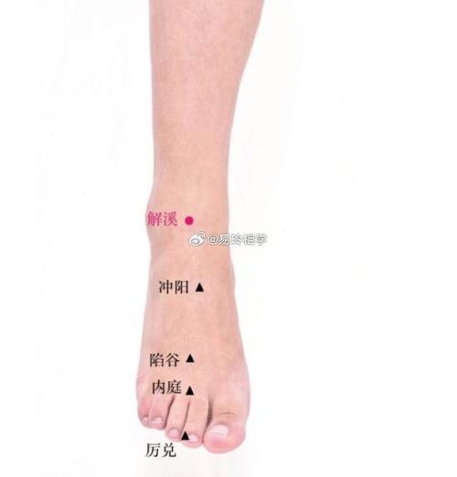 解溪穴位于那条经络