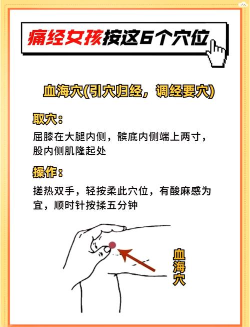 月经疼怎么按摩穴位