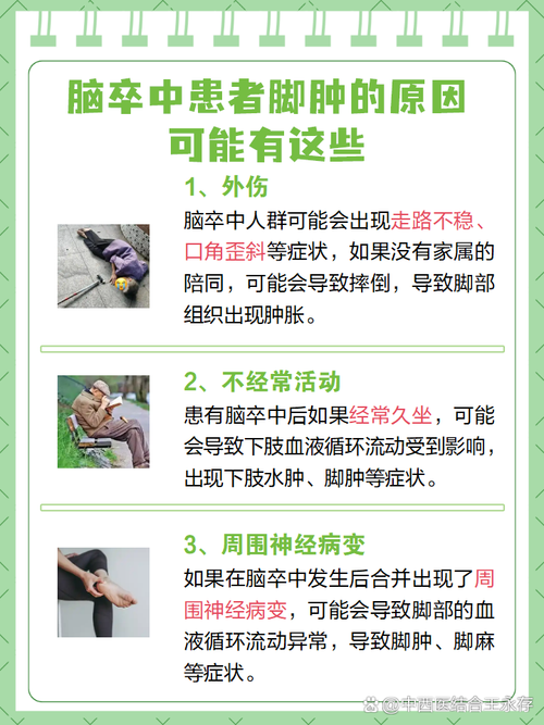 脑梗后遗症脚肿怎么办