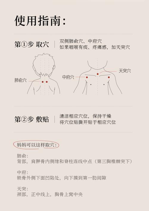 感冒咳嗽穴位贴哪里