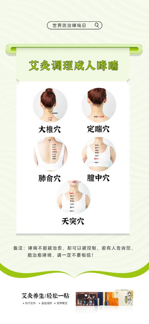 艾灸哪些穴位治咳嗽