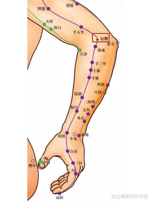 手臂凉艾灸哪个穴位