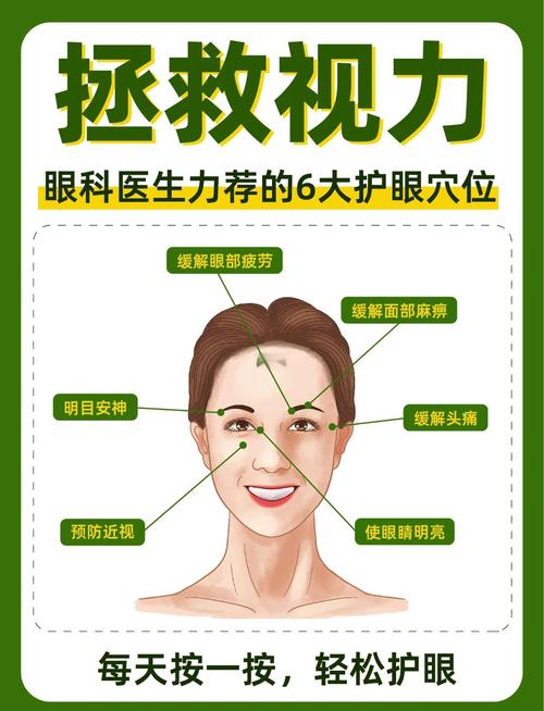 哪些穴位对视力有关