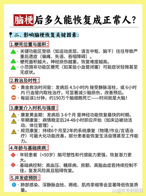 脑梗后多长时间能恢复