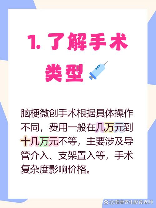 脑梗微创手术费用多少