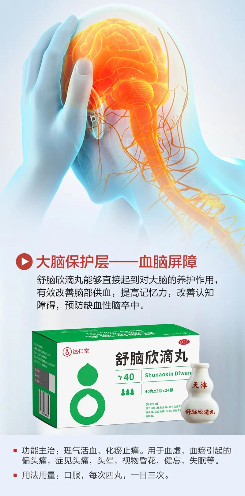 治疗脑梗中成药效果好