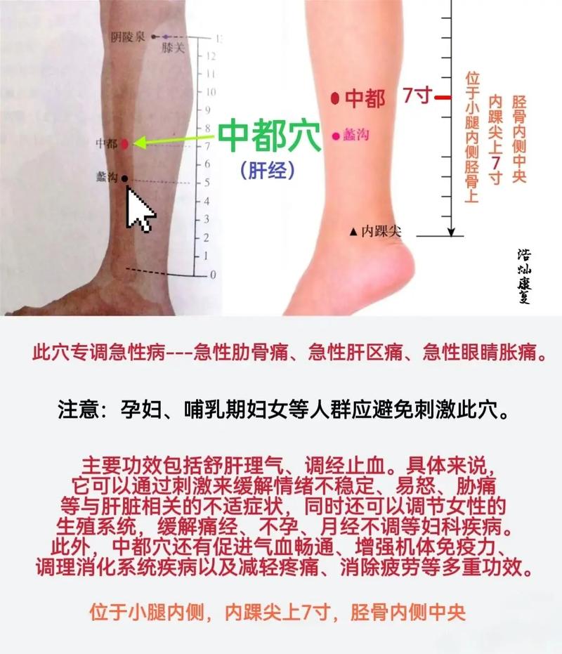 中都穴位浮肿的原因