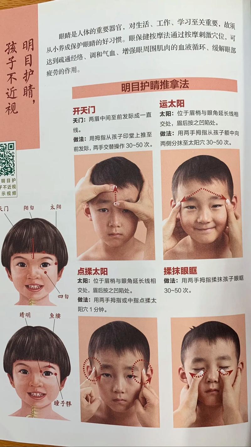 幼儿眼睛按摩眼穴位