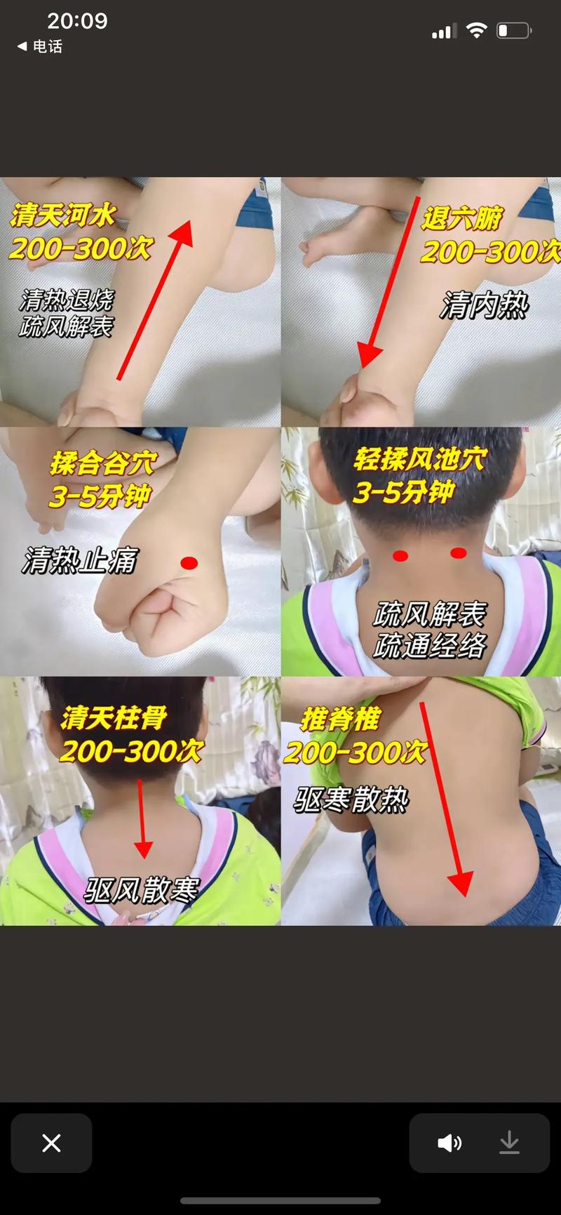 幼儿发烧推拿的穴位