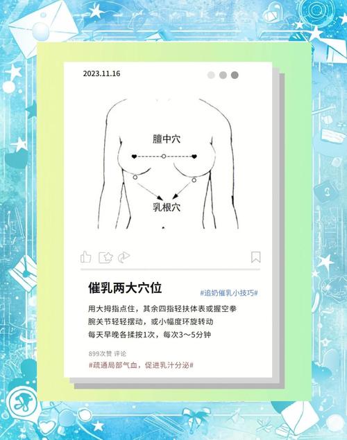 按什么穴位乳汁丰满