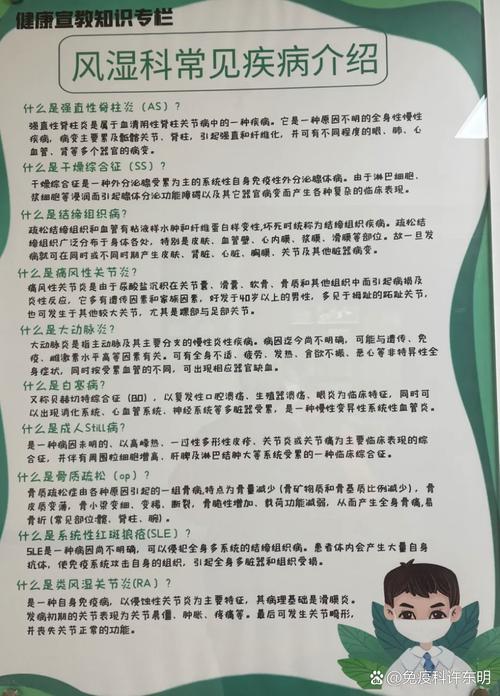 类风湿关节炎健康宣教