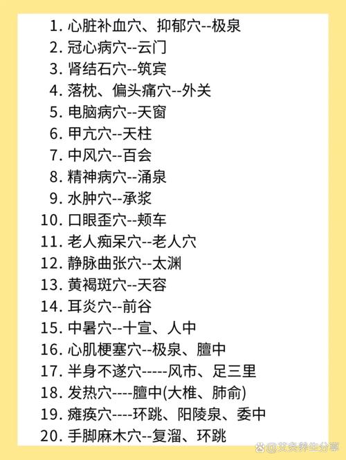 点按穴位有什么功效