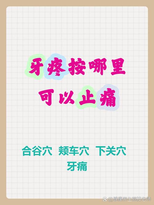 缓解牙痛的有效穴位