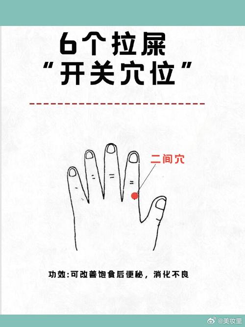 摁哪个穴位可以大便