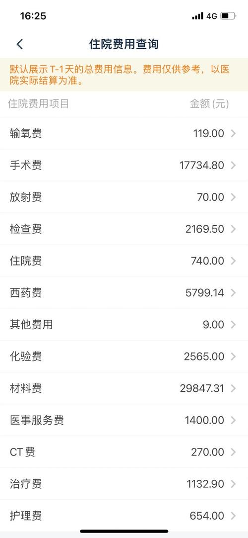 脑梗开颅减压手术费用