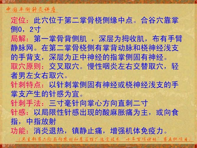 平衡针灸穴位分类图