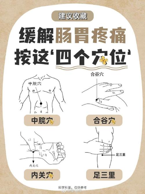 小儿胃炎推拿穴位图