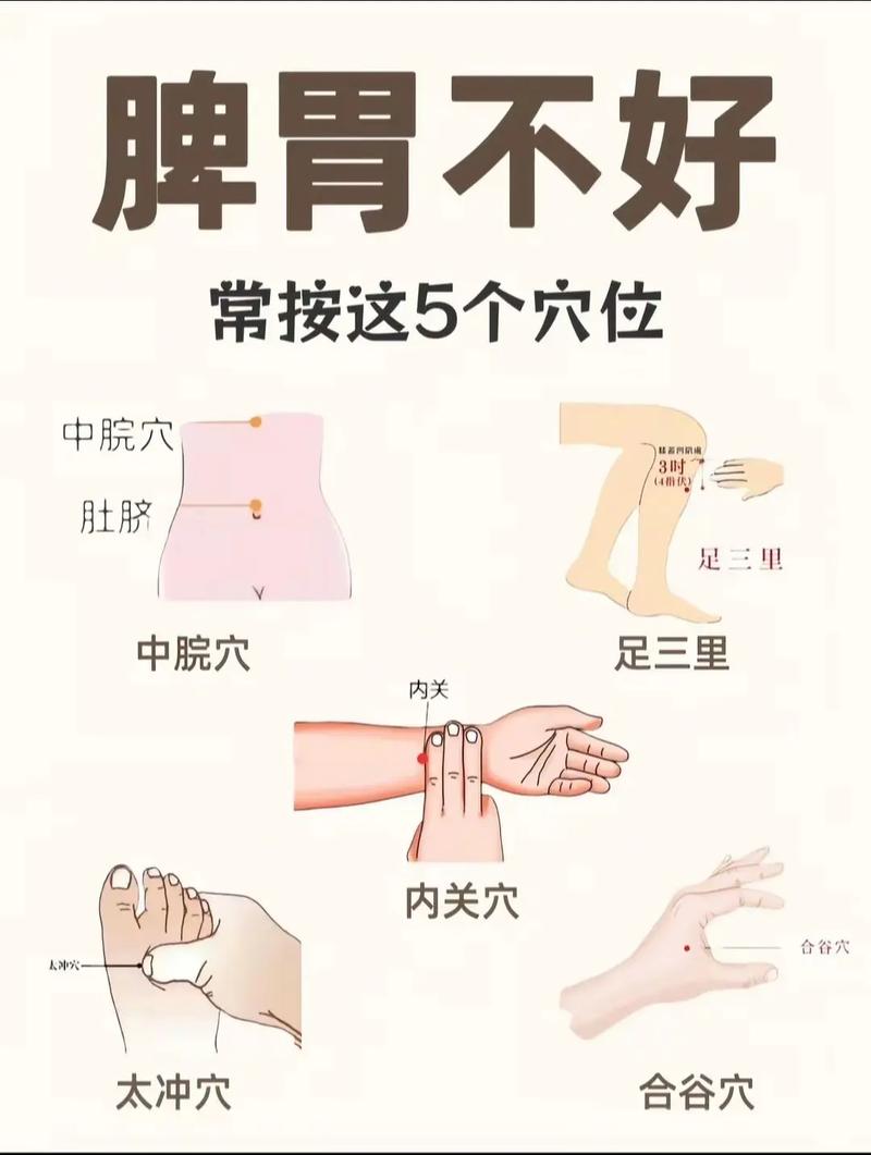 脾不好怎么按摩穴位
