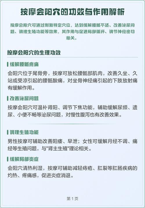 穴位经常按摩的好处