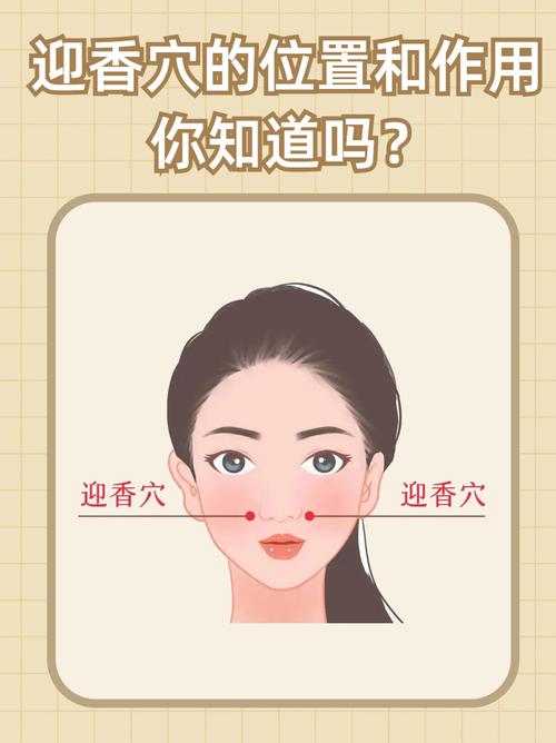 按摩迎香穴位的视频